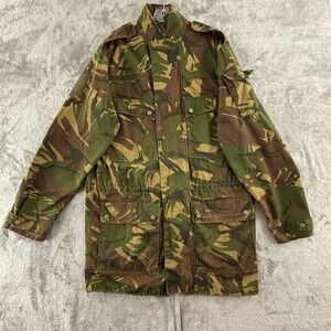 Dutch‎ Army Military Field Jacket 46 Chest KL 8000/9500 Camo Camouflage Zip Snap